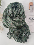 Women Summer Vintage Floral Scarf
