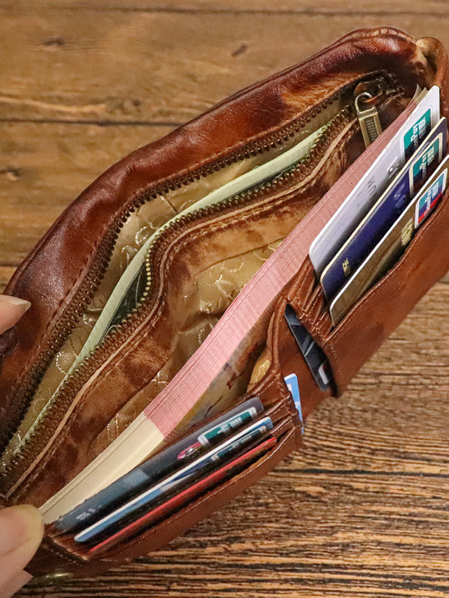 Retro Leather Multifunctional Wallet