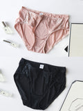 2 Pieces Women Summer Lace Flower Underwear