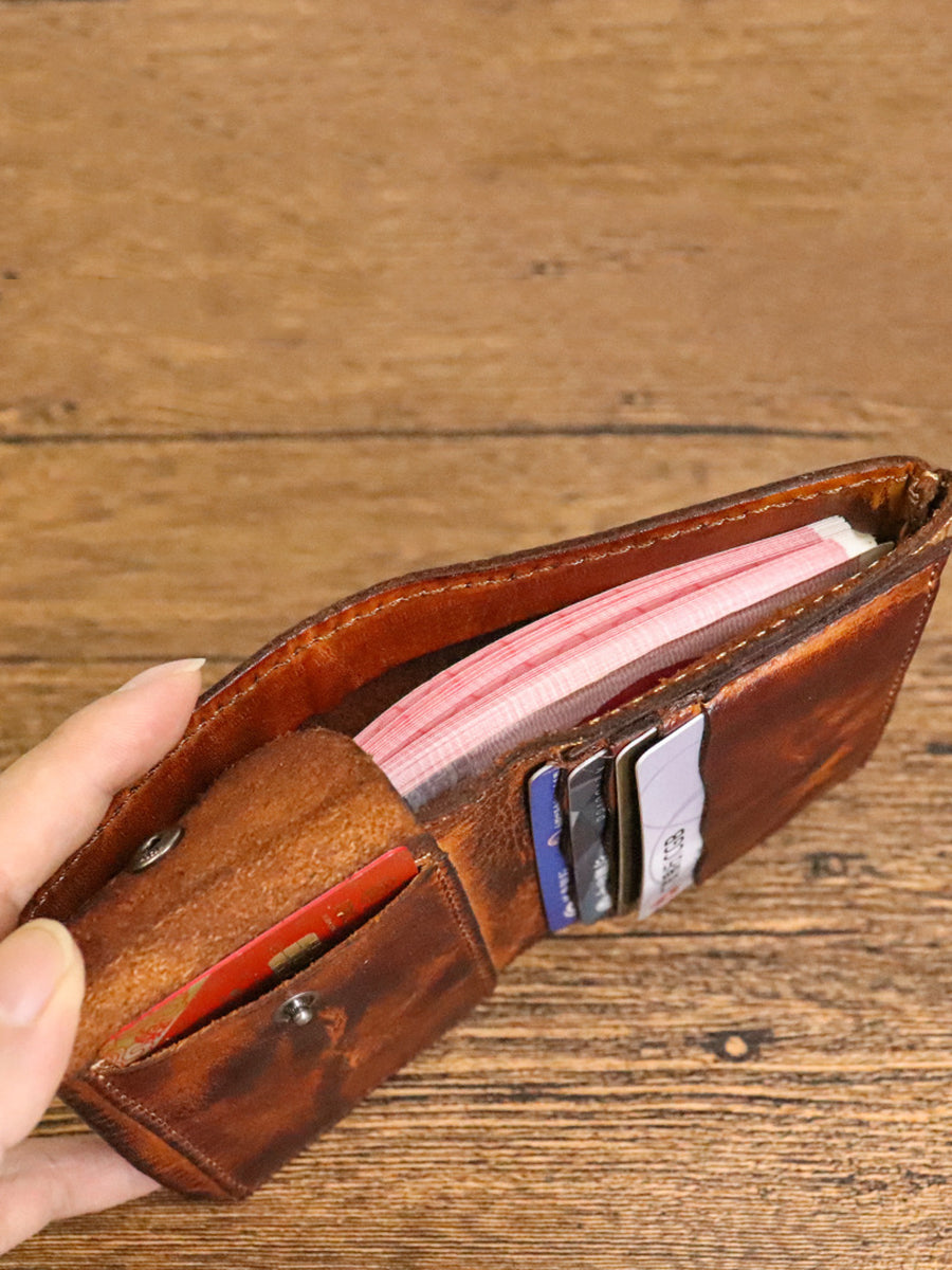 Retro Leather Multifunctional Wallet