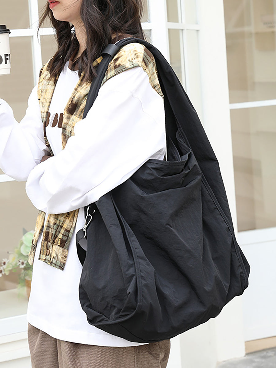 Women Casual Summer Pure Color Shoulder Bag