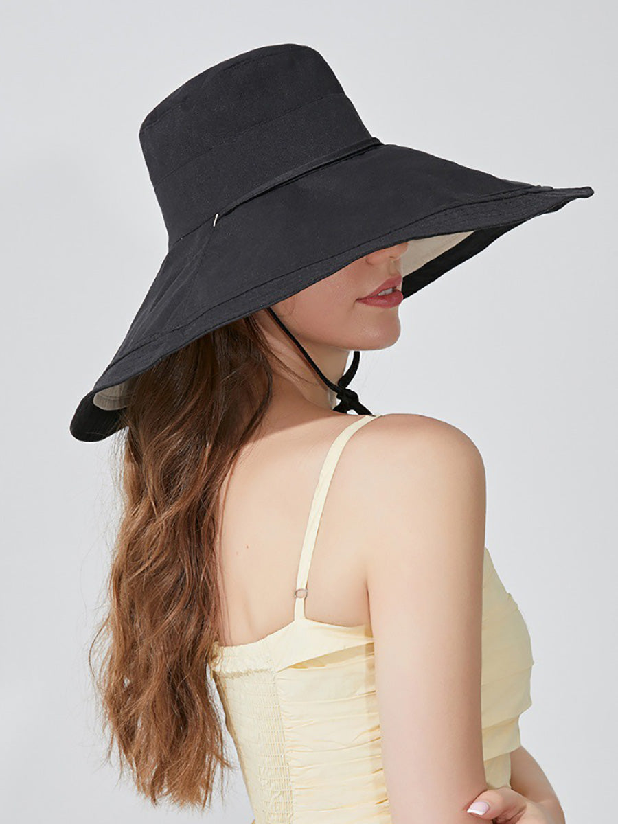 Women Casual Large Brim Sunproof Hat