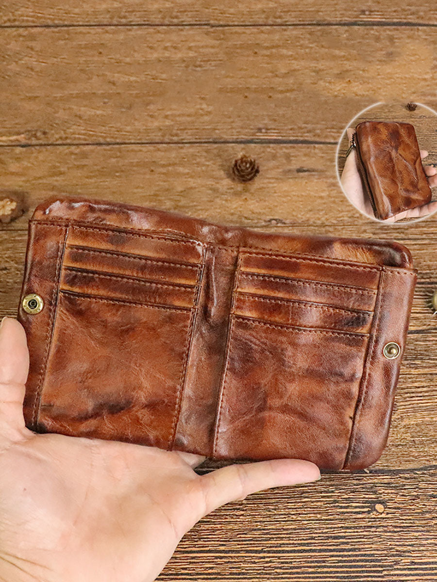 Retro Leather Multifunctional Wallet