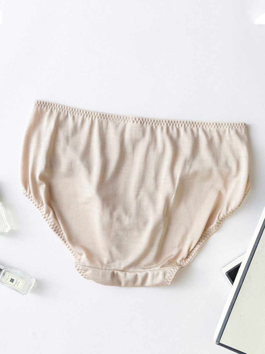 2 Pieces Women Summer Lace Flower Underwear