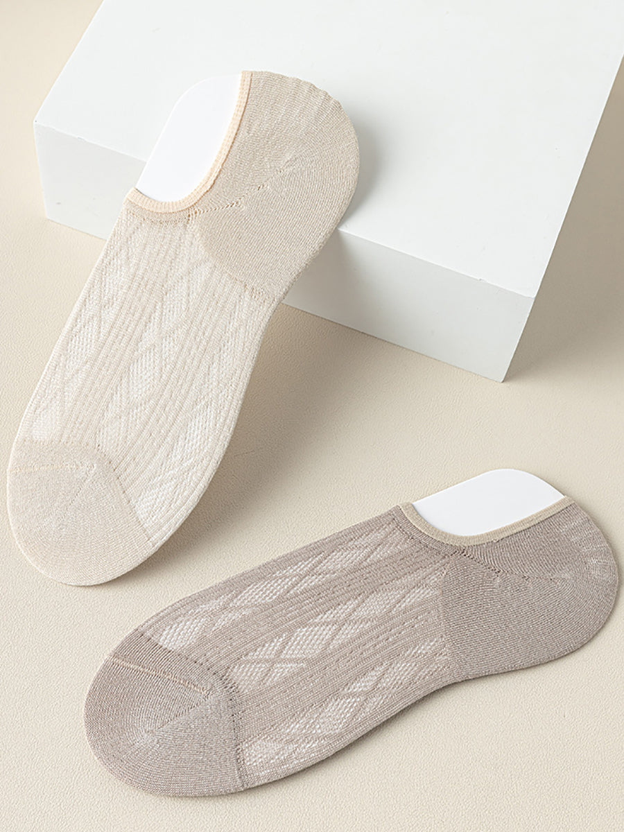 6 Pairs Women Summer Thin Short Socks