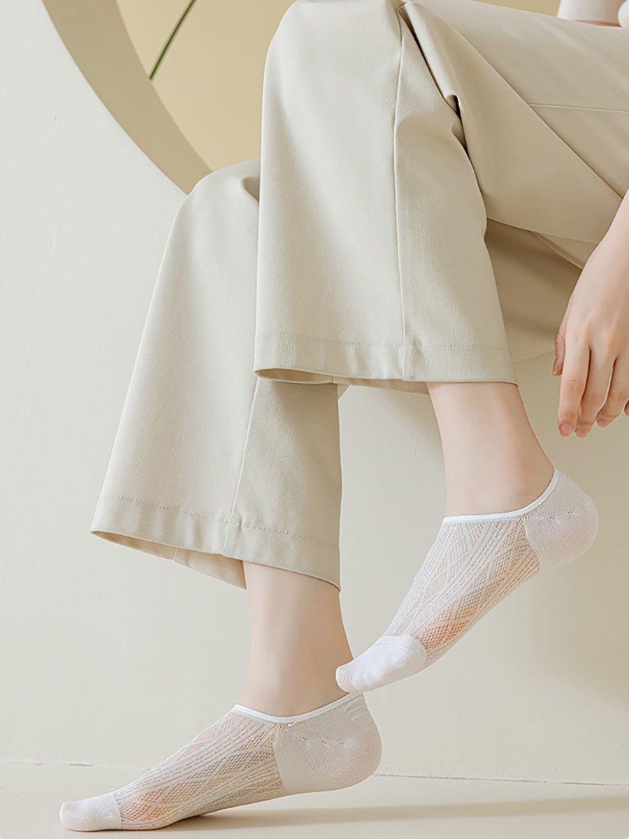 6 Pairs Women Summer Thin Short Socks