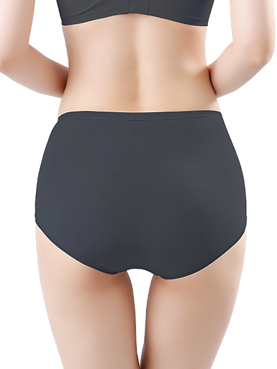 4 Pieces Summer Women Casual High Waist Underwear