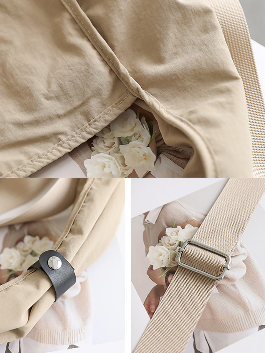 Women Casual Summer Pure Color Shoulder Bag