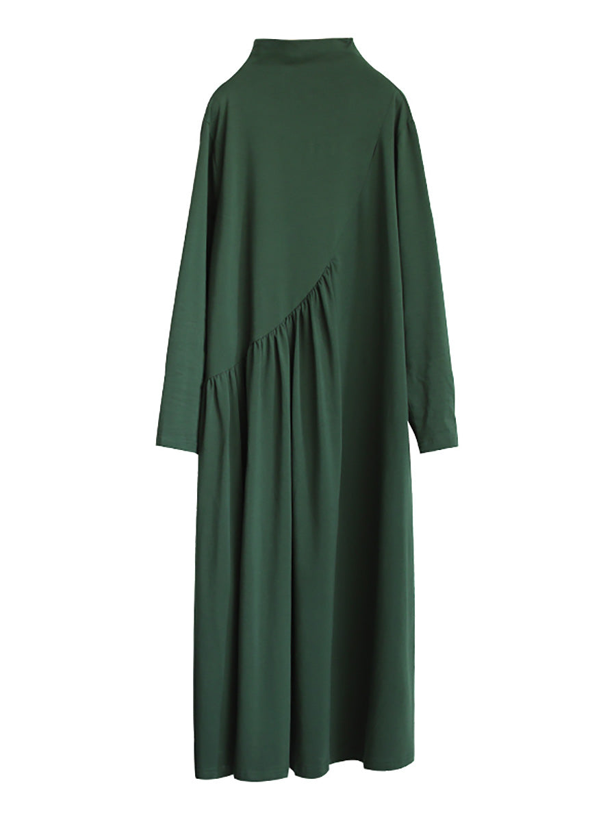 Plus Size Solid Color Sleeveless Pinafore Dress
