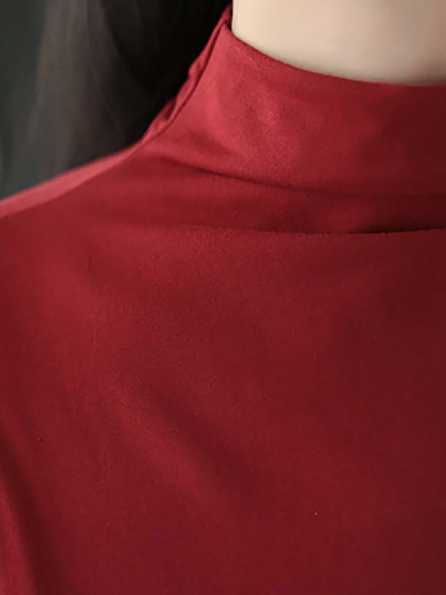 Plus Size Solid Color Sleeveless Pinafore Dress