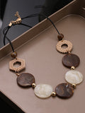 Women Vintage Acrylic Resin Necklace