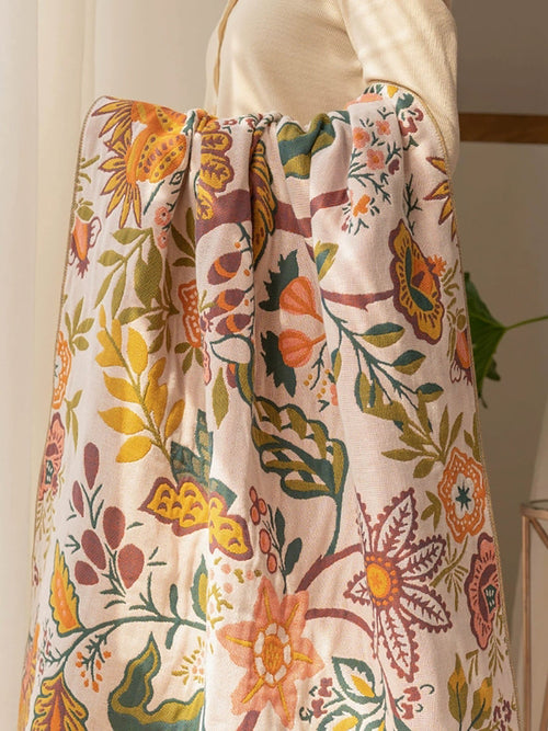 100%Cotton Flower Adult Tassel  Bath Towel