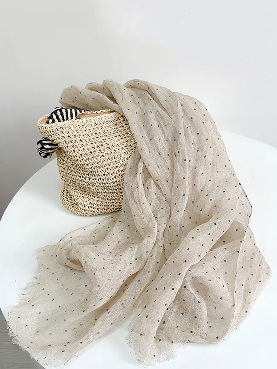 Women Artsy Dot Shawl Scarf