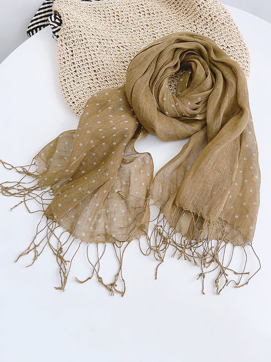 Women Artsy Dot Shawl Scarf