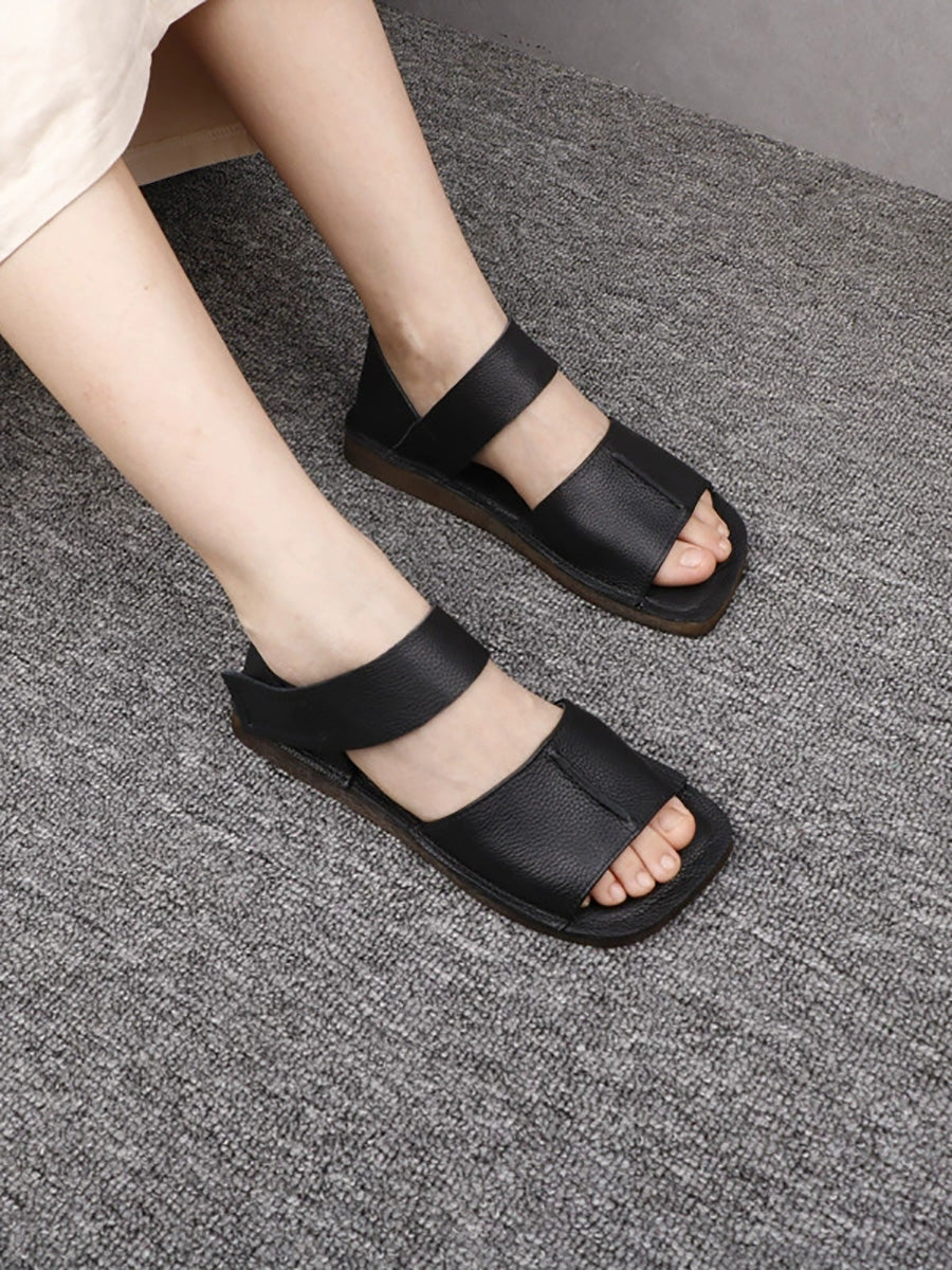 Women Summer Casual Genuine Leather Sandals