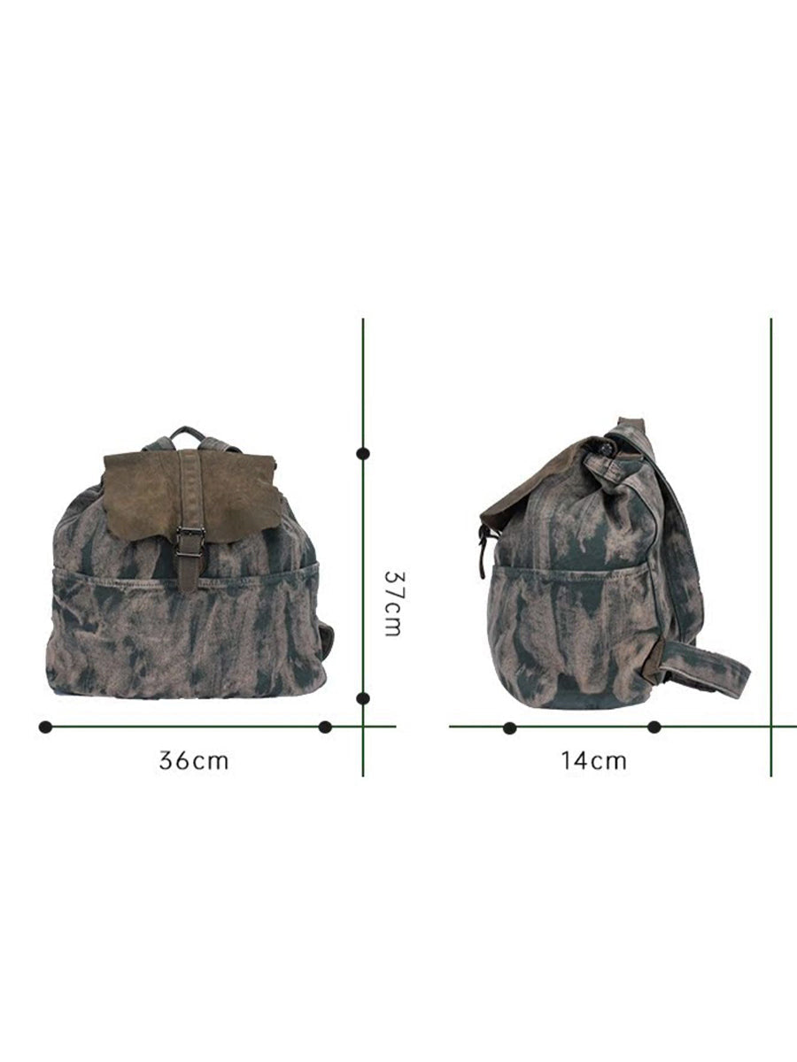 Vintage Tie-dye Large Capacity Travel Backpack