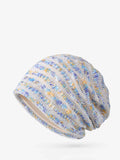 Women Autumn Artsy Floral Soft Knitted Hat