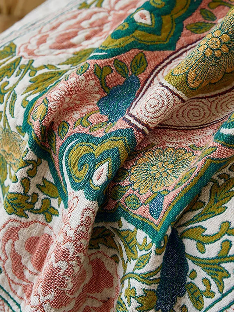 100%Cotton Flower Jacquard Adult Bath Towel
