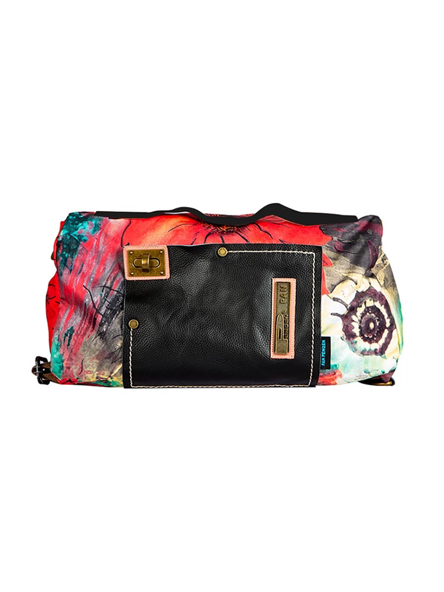 Women Fashion Leather Spliced Shoulder Bag