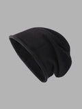 Women Autumn Casual Pure Color Knitted Hat