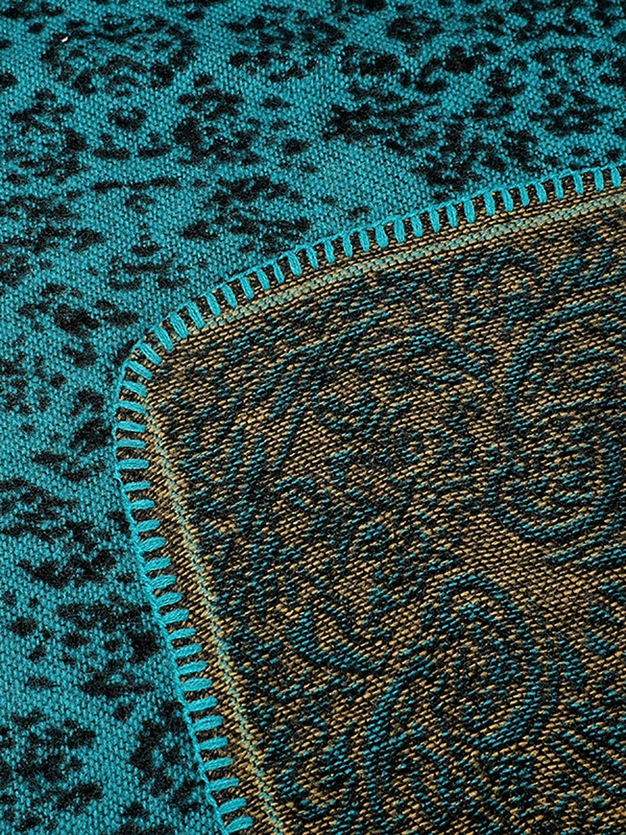 Women Vintage Autumn Print Warm Shawl