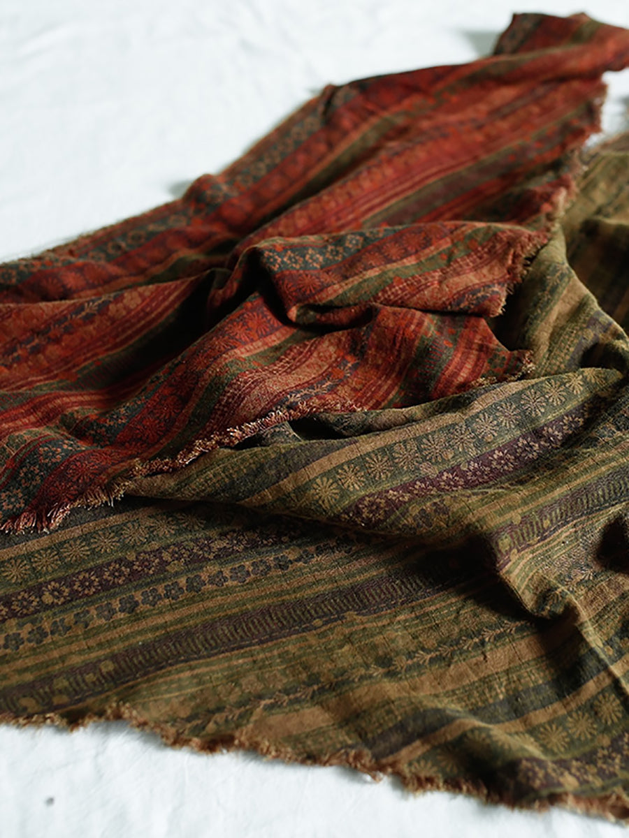 Women Vintage Flower Triangle Scarf