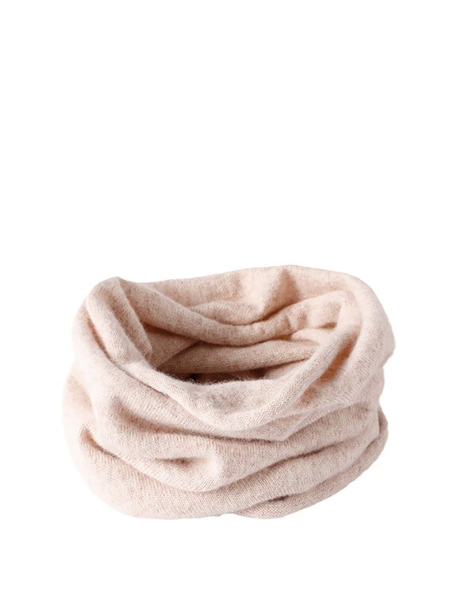 Women Winter Pure Color Neckerchief