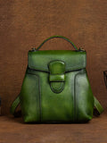 Women Vintage Genuine Leather Crossbody Bag