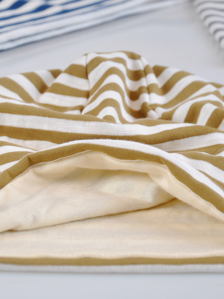 Women Casual Summer Stripe Slouchy Hat