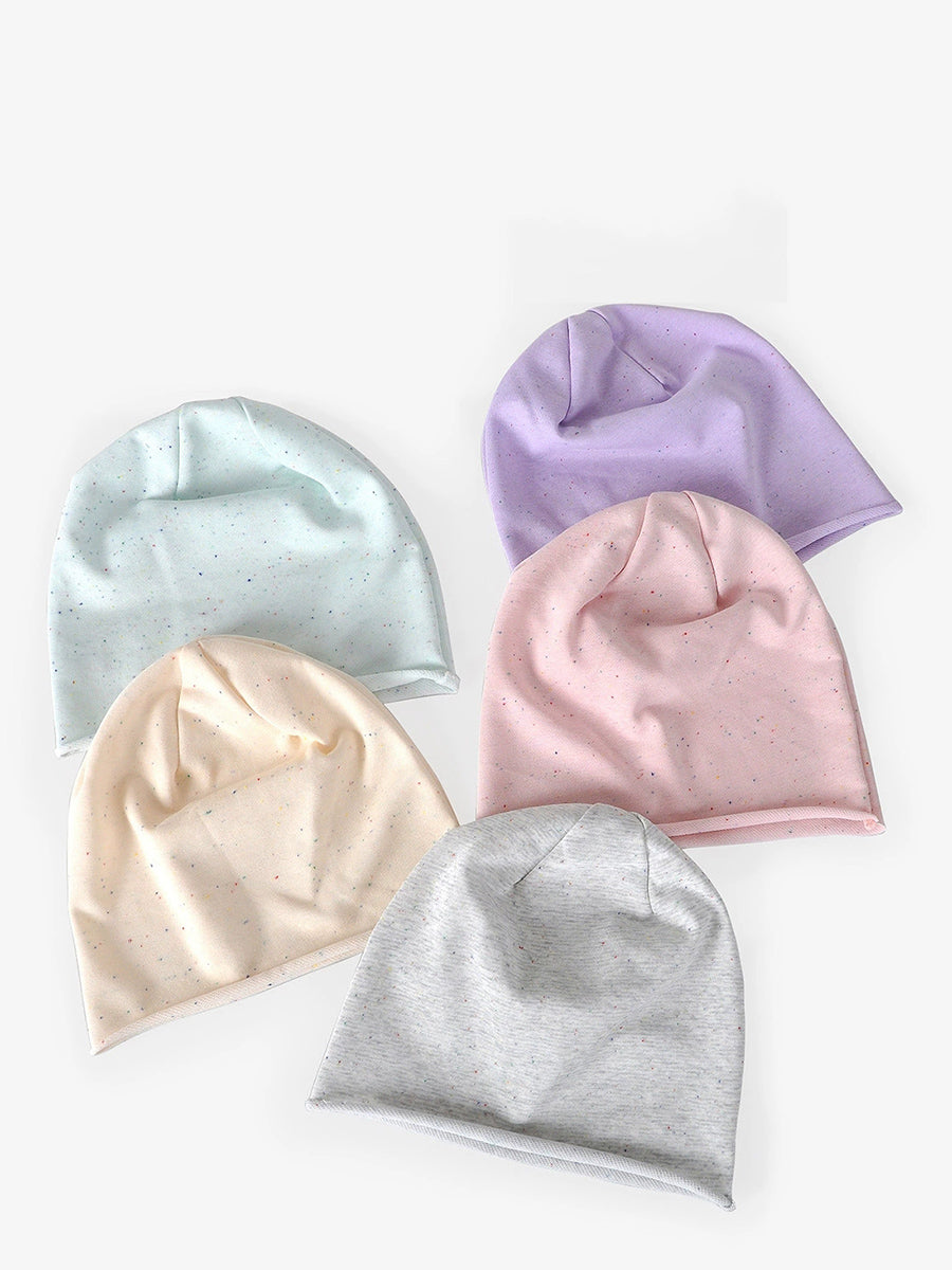 Women Summer Casual Soft Dot Knitted Hat