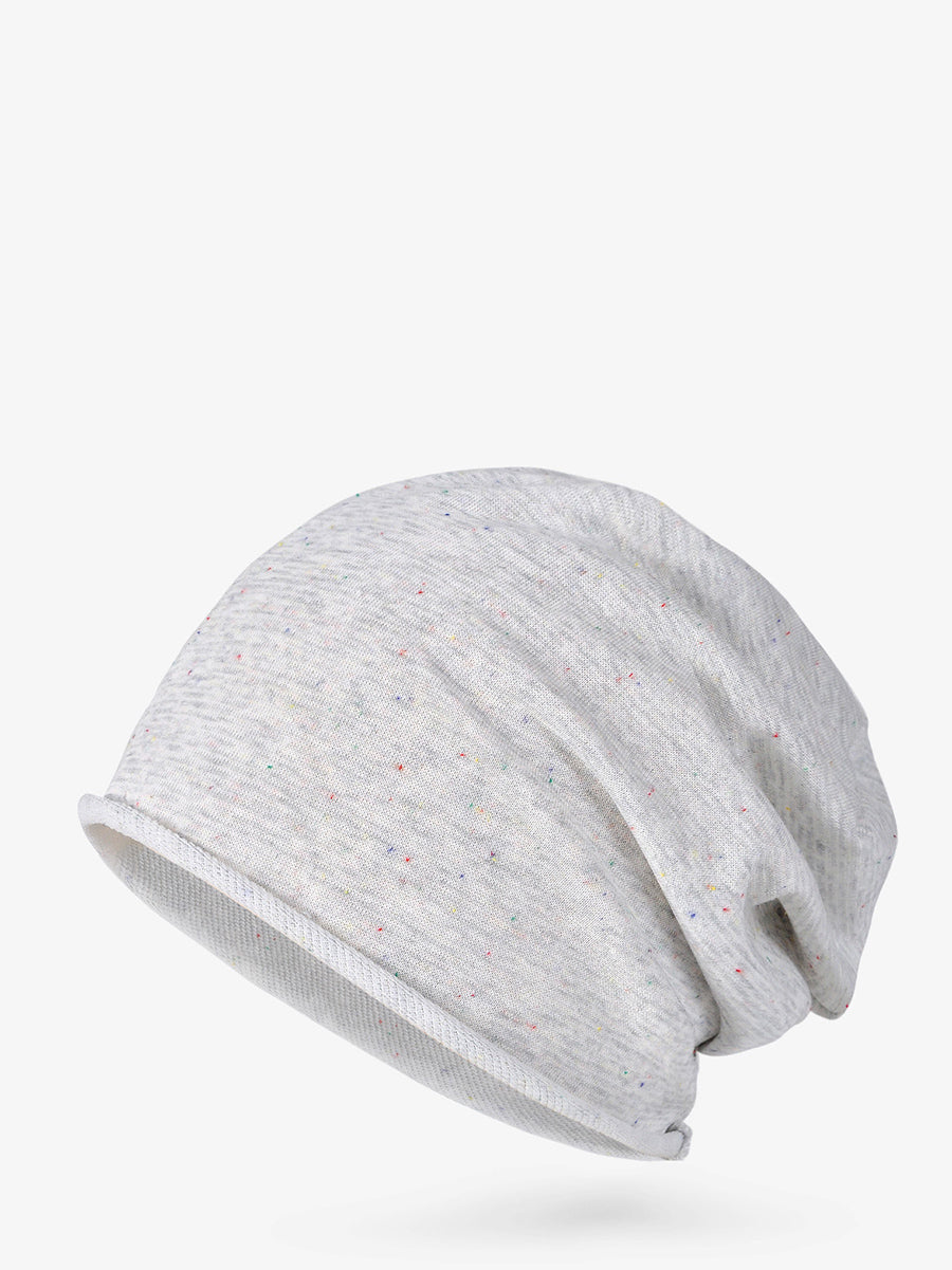 Women Summer Casual Soft Dot Knitted Hat
