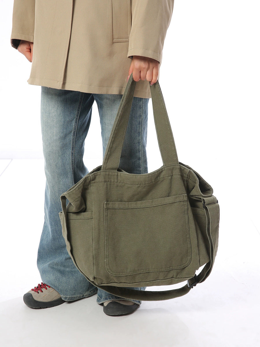 Women Casual Canvas Shoulder Bag Crossbody Bag