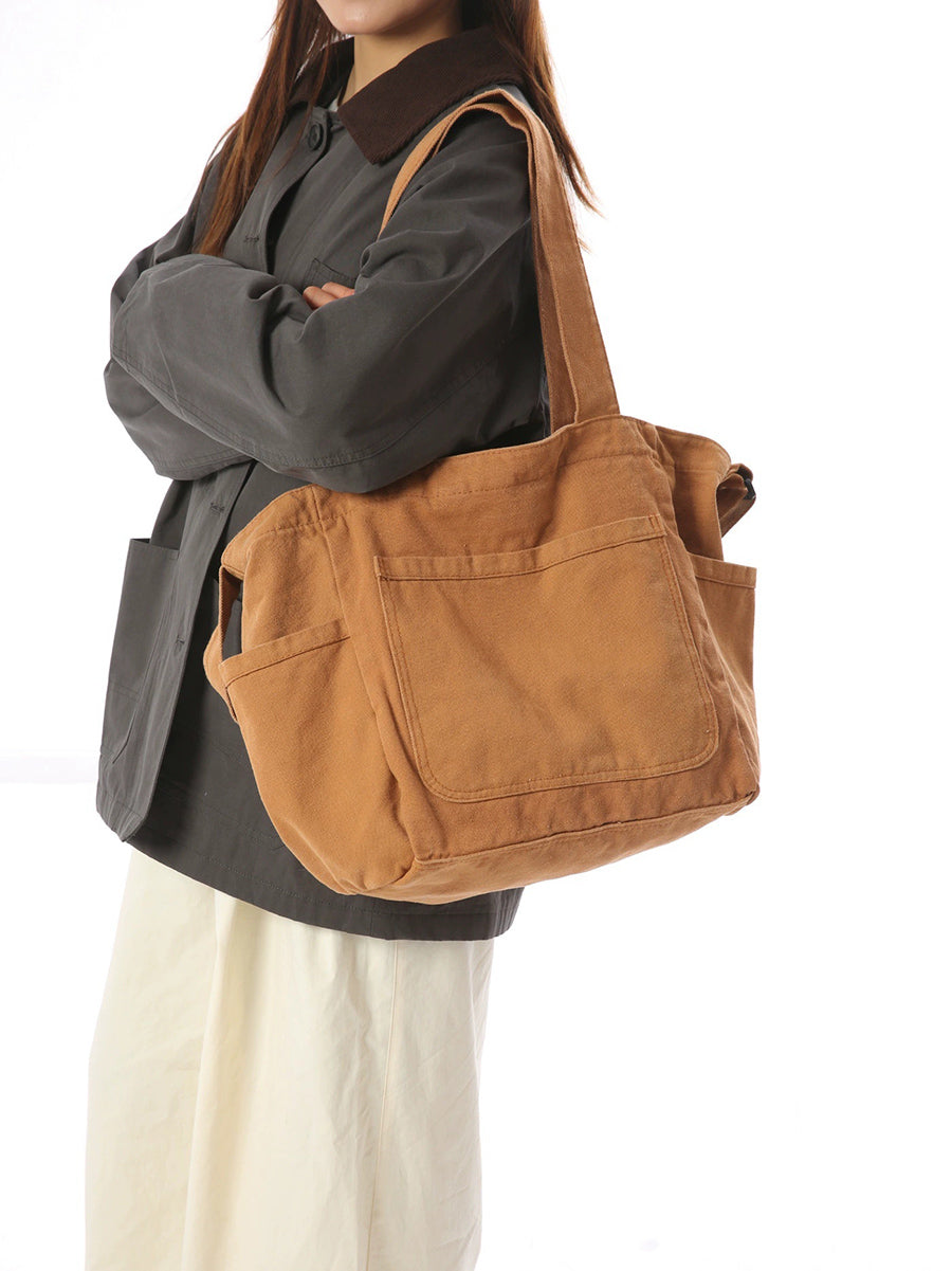 Women Casual Canvas Shoulder Bag Crossbody Bag