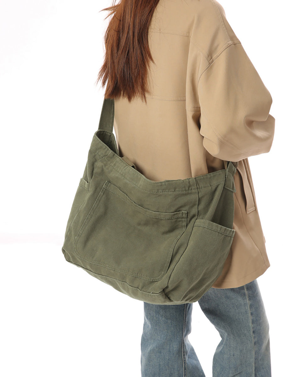 Women Casual Canvas Shoulder Bag Crossbody Bag