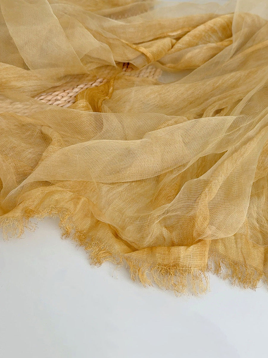 Summer Casual Thin Silk Shawl Scaraf