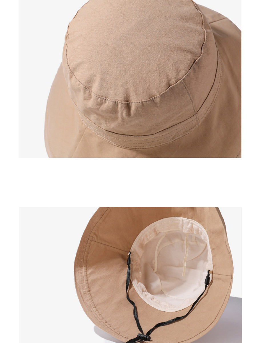 Women Summer Casual Pure Color Sunproof Hat