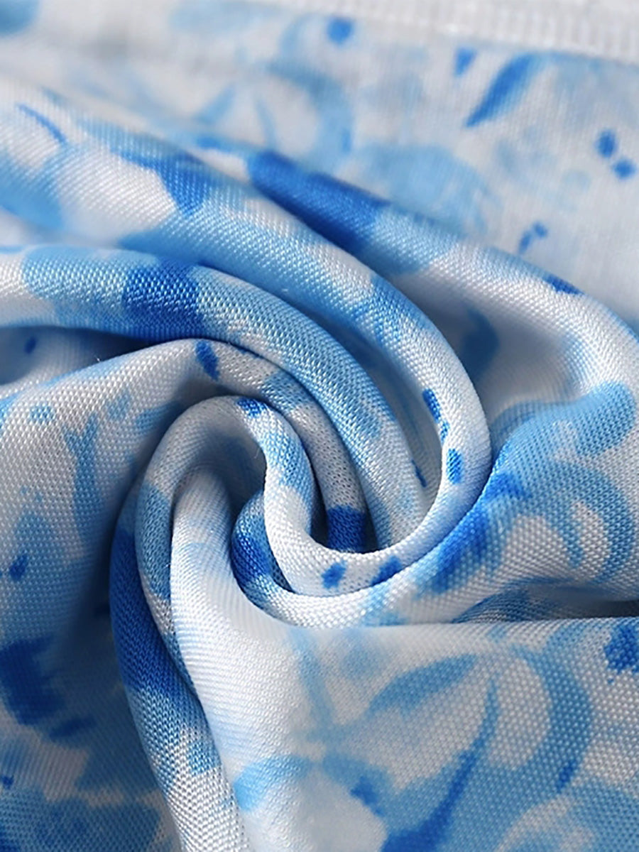 Women Sexy Flower Silk Underwear