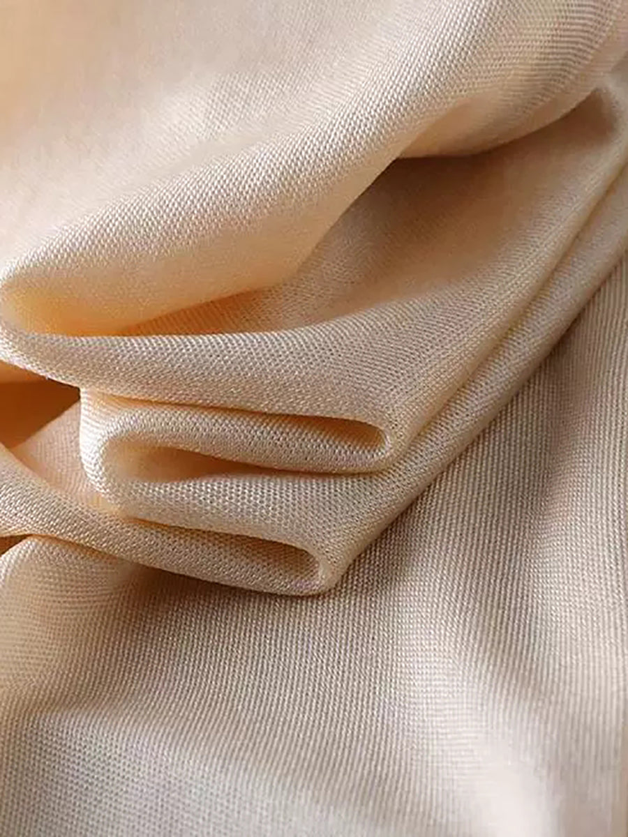 Women Casual Pure Color 100%Silk Underpants