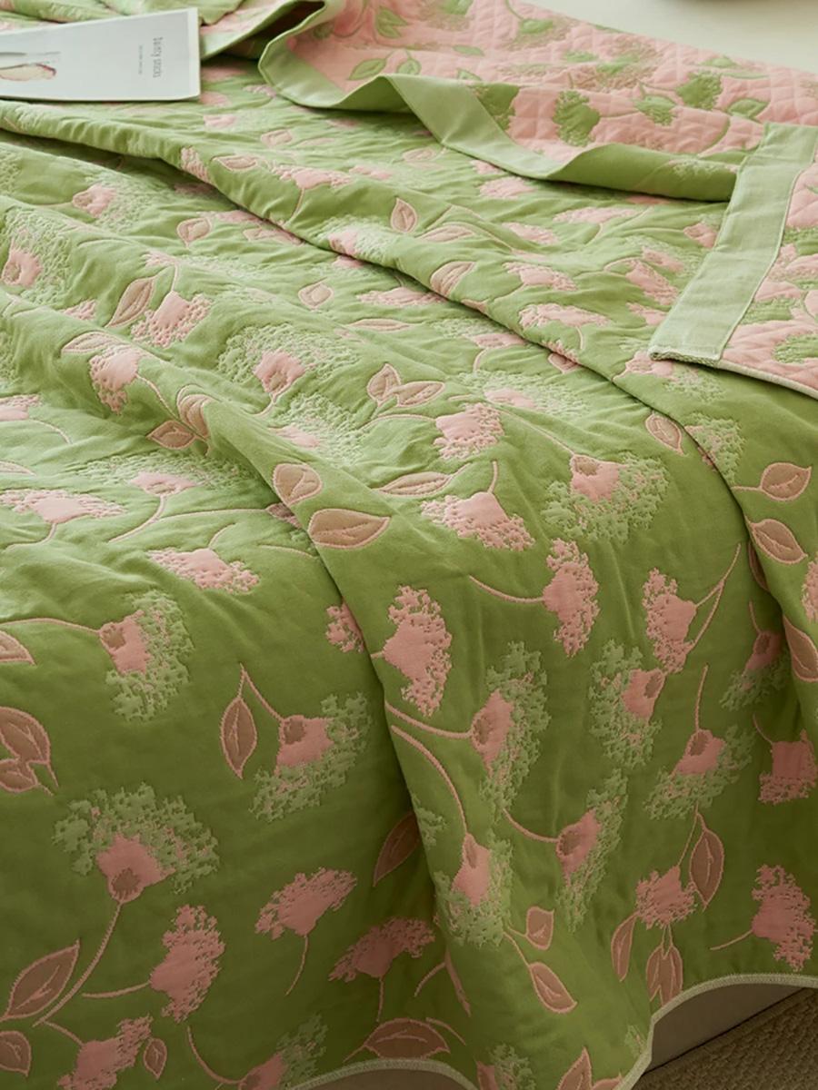 Women Summer Floral Minimalist Cotton Blanket