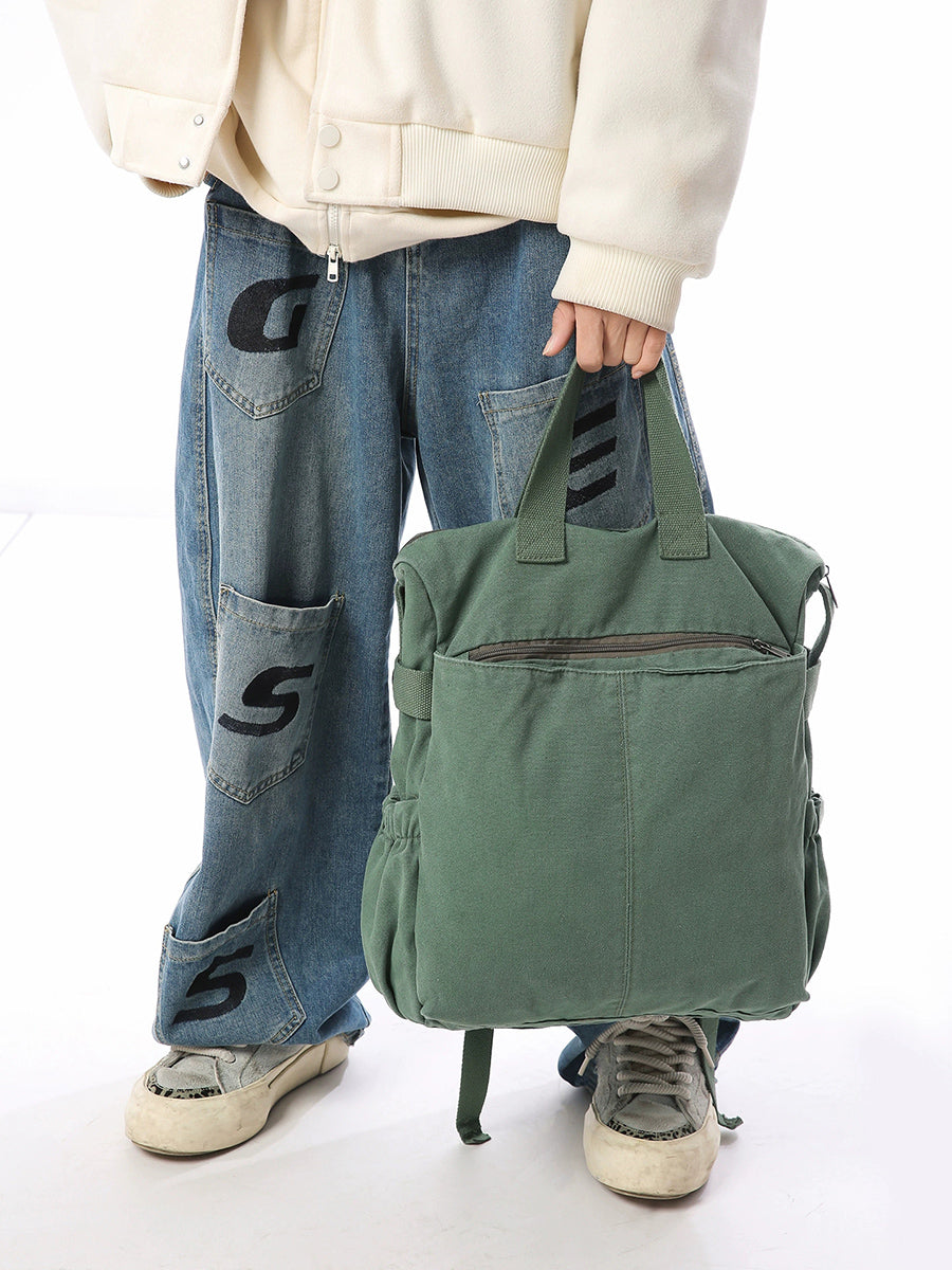 Retro Style Large Capacity Backpack