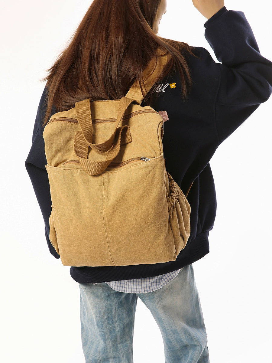 Retro Style Large Capacity Backpack