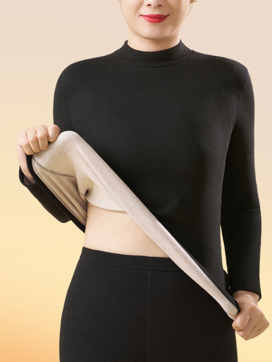 Women Cashmere-Blend Thermal Underwear Set