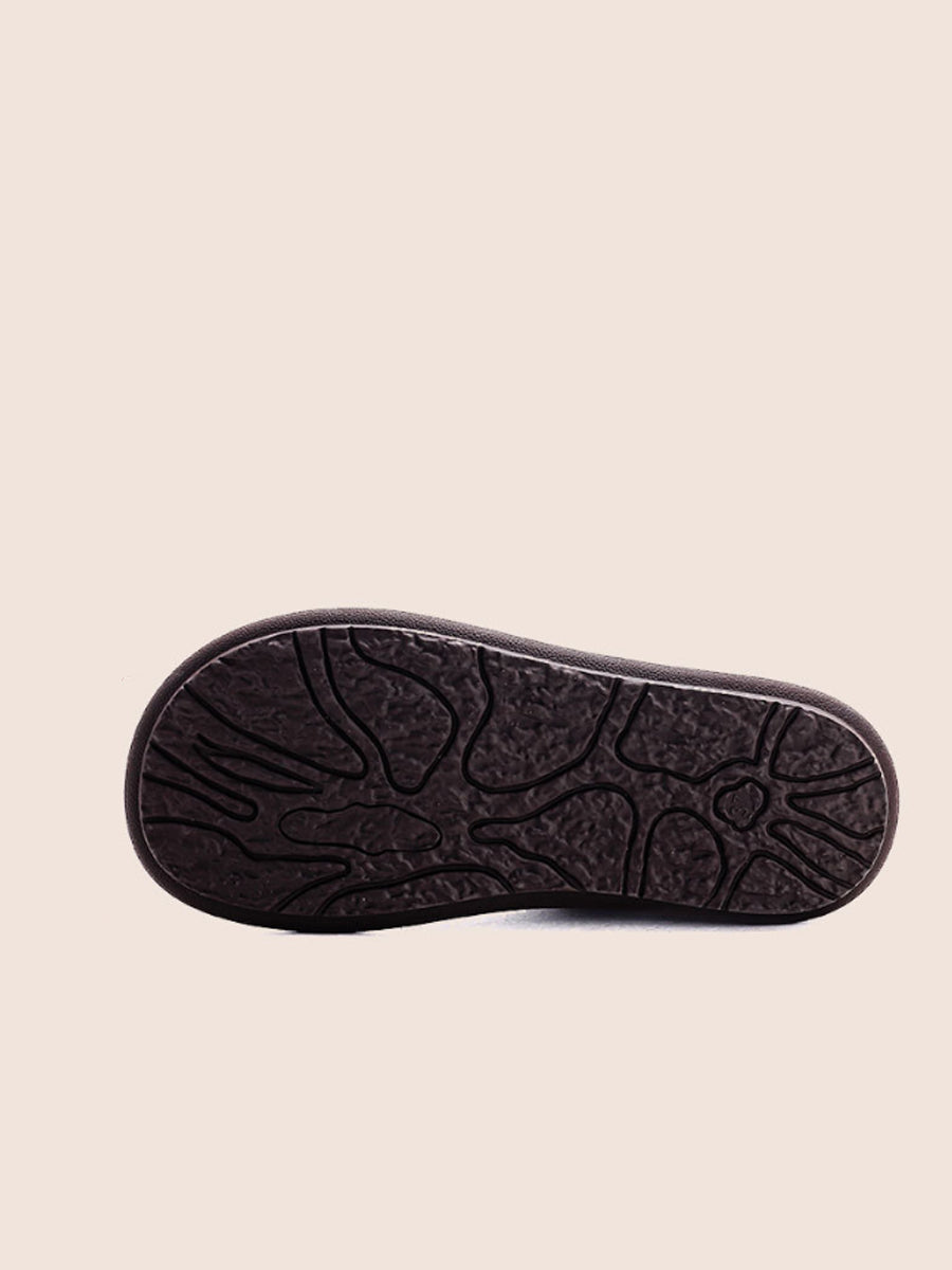 Women Winter Retro Genuine Leather Casual Short Boots