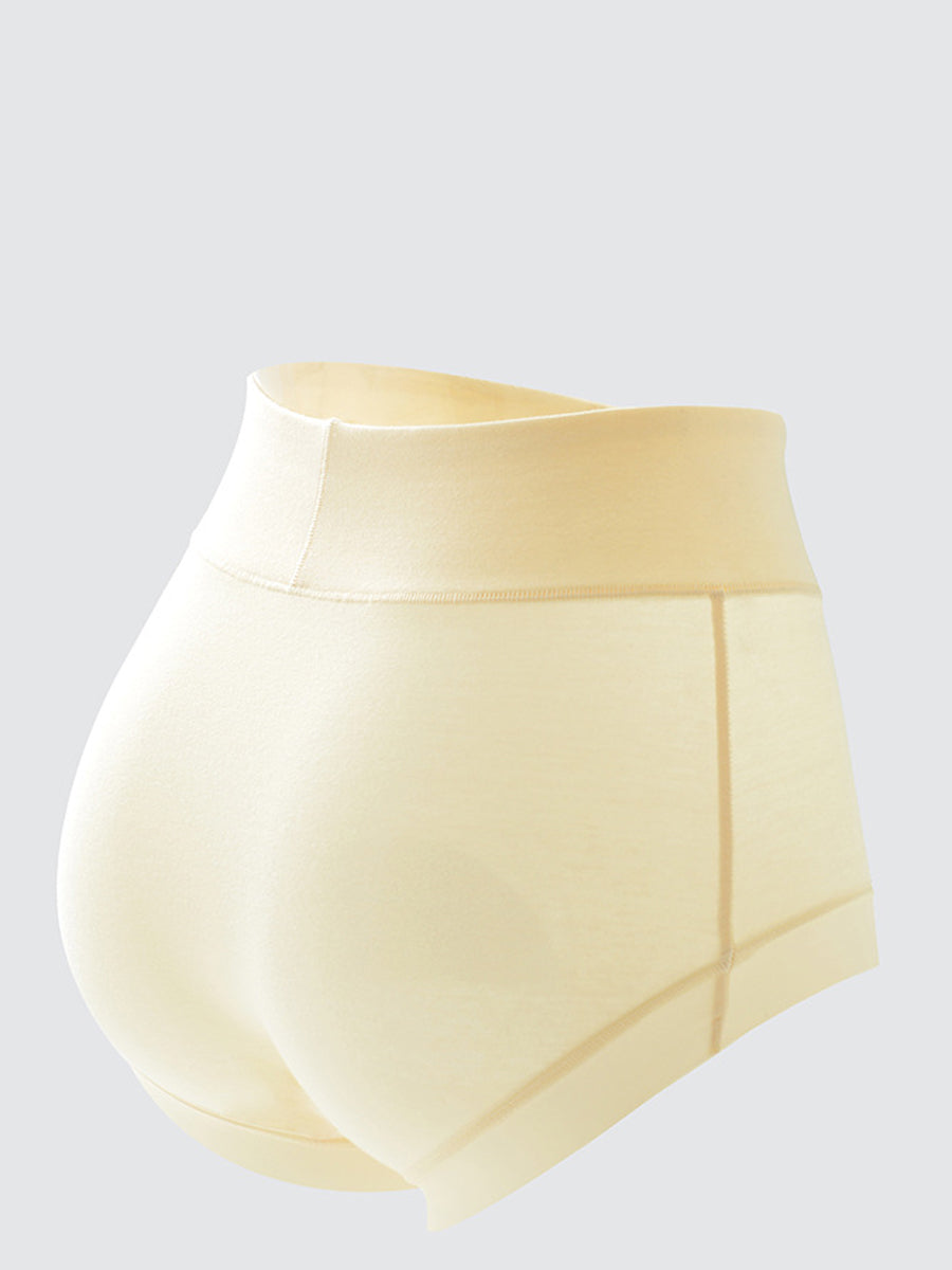 5 Pieces Women High Waist Pure Color Cotton Underwear