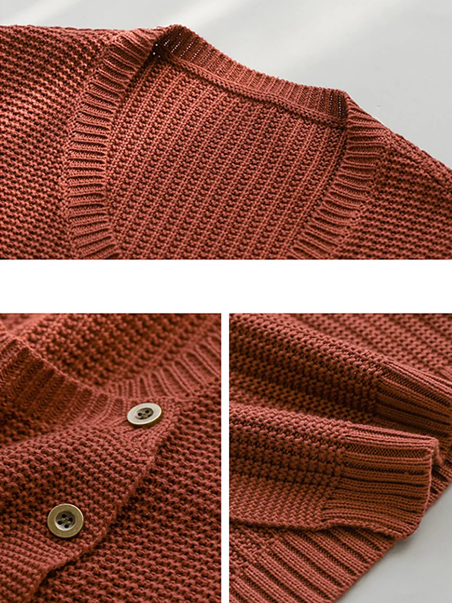 Plus Size Women Knitted Button Vest Waistcoat Sweater
