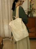 Artistic Cotton-linen Large Capacity Backpack