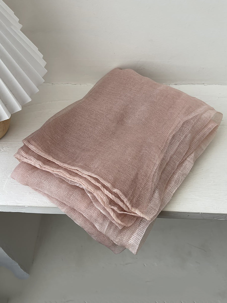 Women Summer Casual Pure Color Shawl Scarf