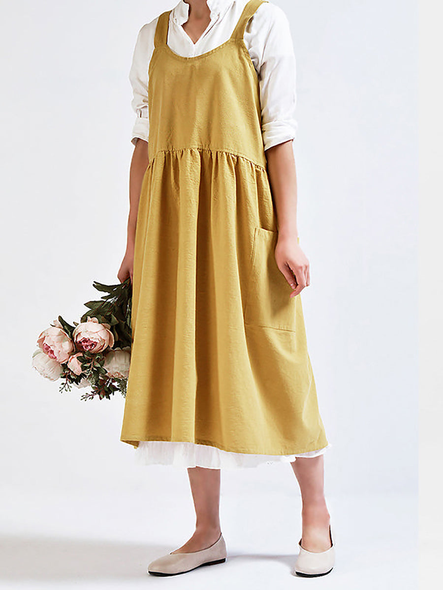 Solid Color Kitchen Florist Apron