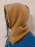 Women Fashion Winter Warm Knitted Scarf Hat