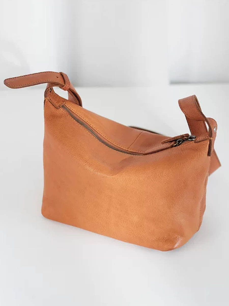 Vintage Leather Crossbody Bag